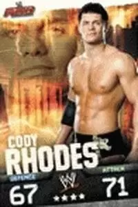 WWE Slam Attax Evolution - Slam Attax Evolution Card: Cody Rhodes